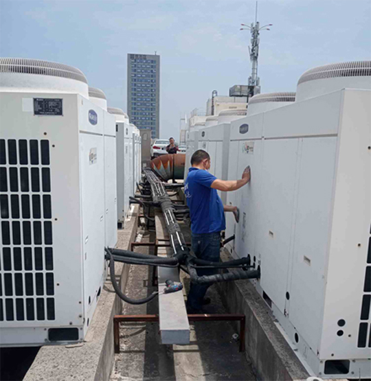 五营中央空调制热和不制冷系统维修方法